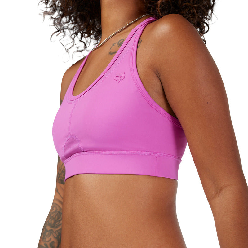 FOX LADY MOTIVE BRA MAGENTA SPORTS BRA