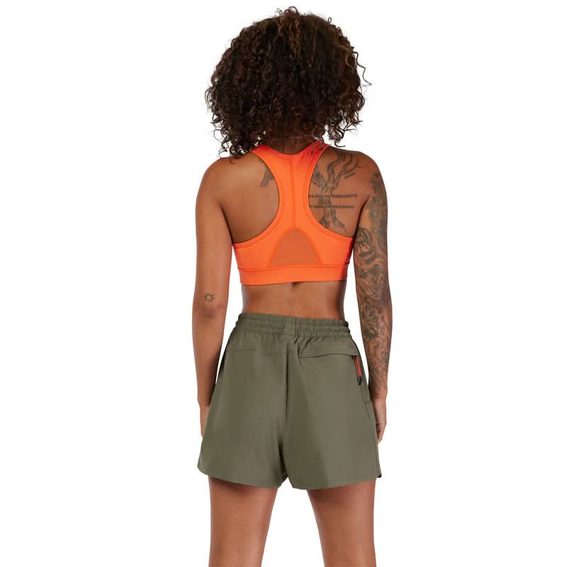 FOX LADY MOTIVE BRA BLOOD ORANGE SPORTS BRA
