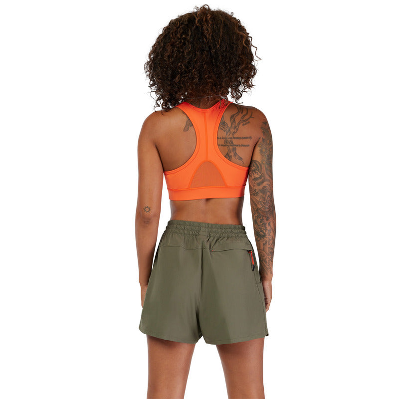 FOX LADY MOTIVE BRA BLOOD ORANGE SPORTS BRA