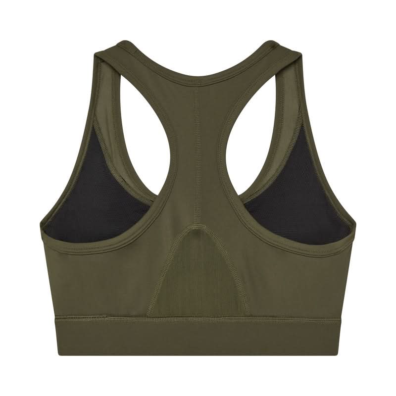 FOX LADY MOTIVE BRA OLIVE GREEN SPORTS BRA
