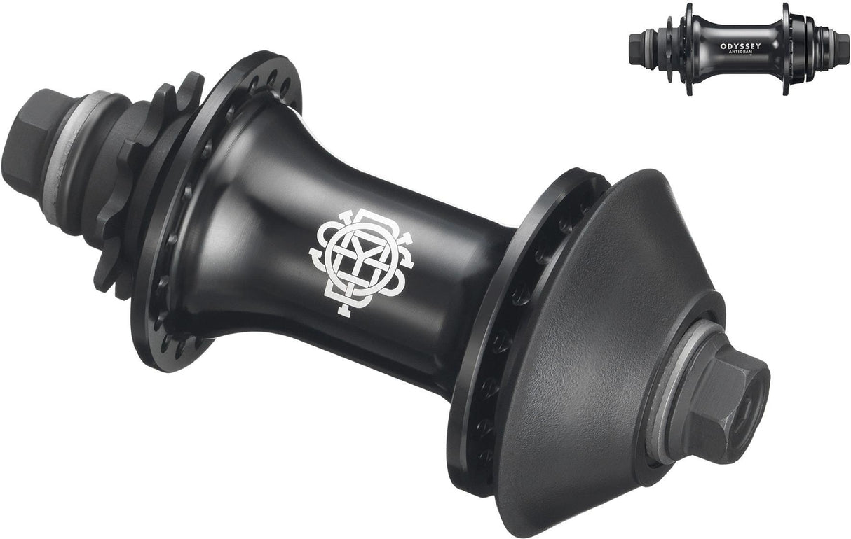 Odyssey Antigram V2 RHD/LHD BMX Hub 9T, 14mm, 36H Black | Ride Hub