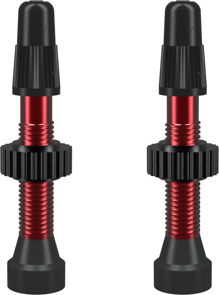 TCS AL Black Presta Valve 34mm 2pcs