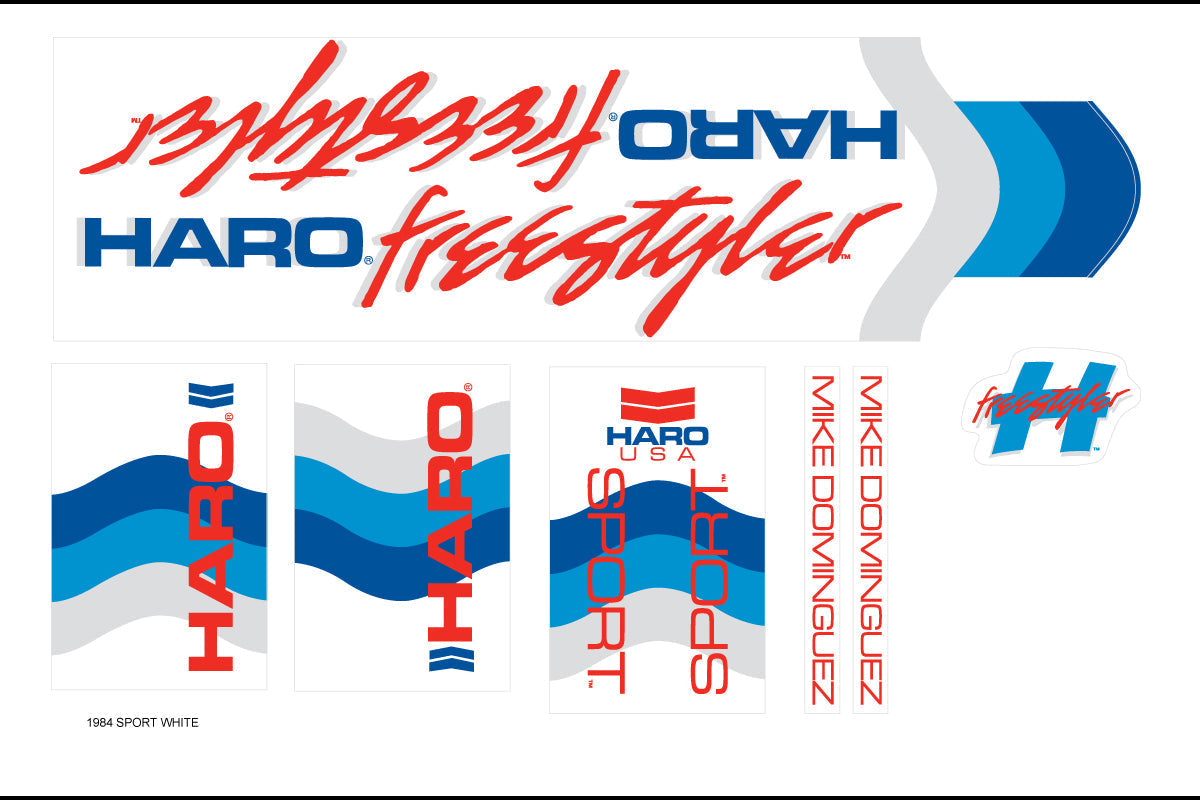 1984 DECALS SPORT WHITE