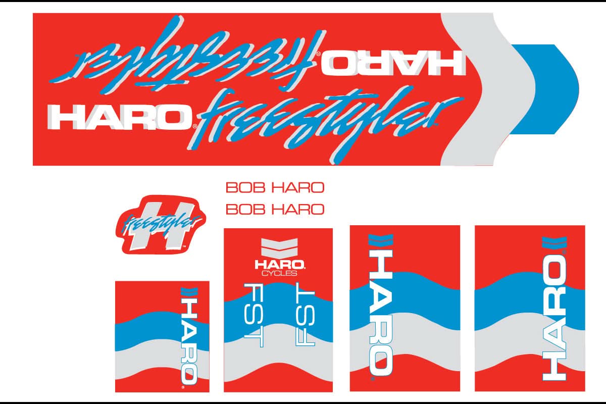 1985 DECALS Freestyler RED