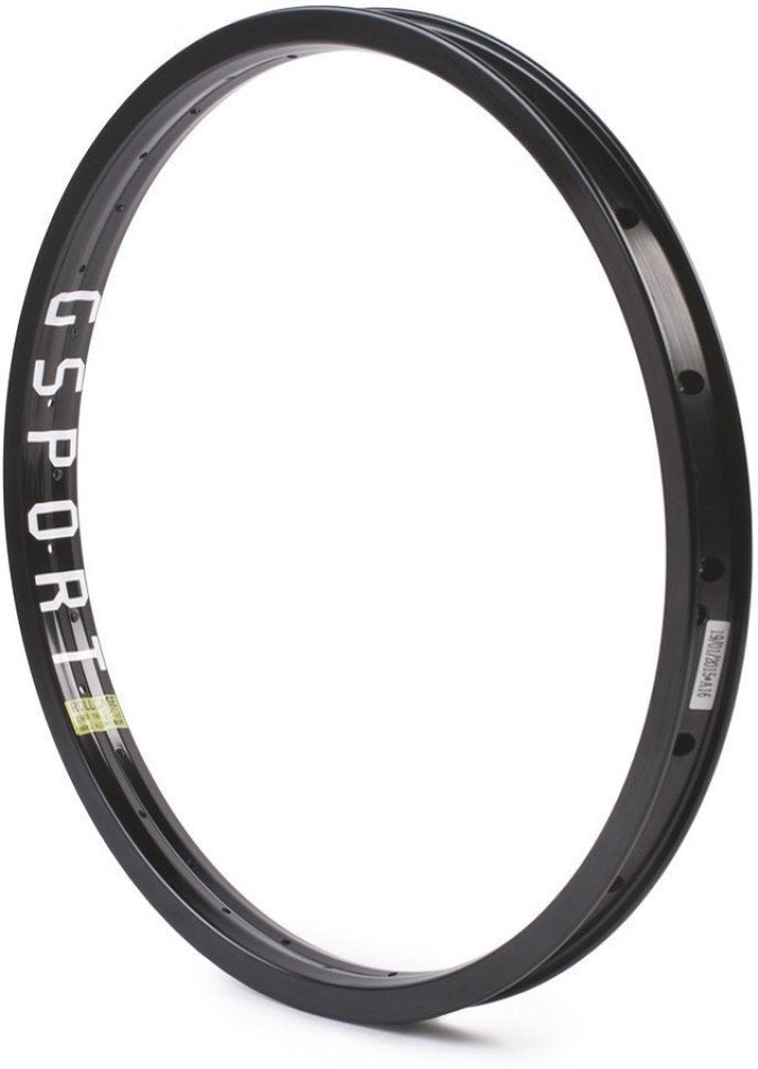 G-Sport Rollcage 6061-T6 Aluminum BMX Rim | Black | Ride Hub