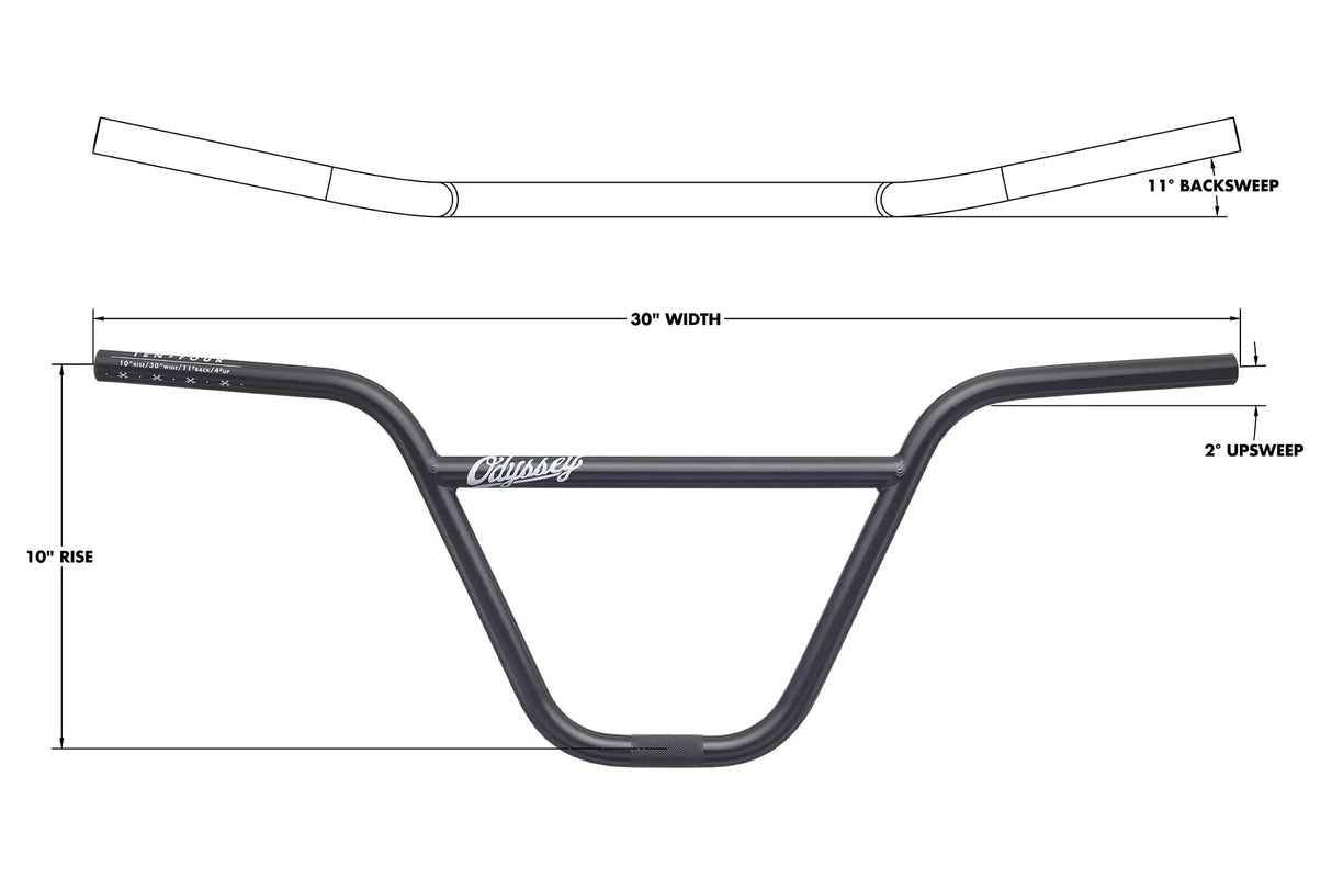 Odyssey 10-4 Bar 10" BMX Handlebar | Ride Hub