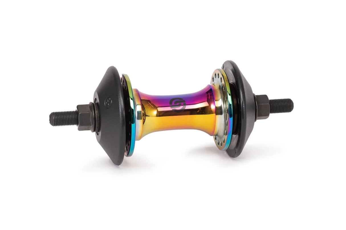SaltPlus EX front hub 3/8" Black x2 hubguards | Ride Hub