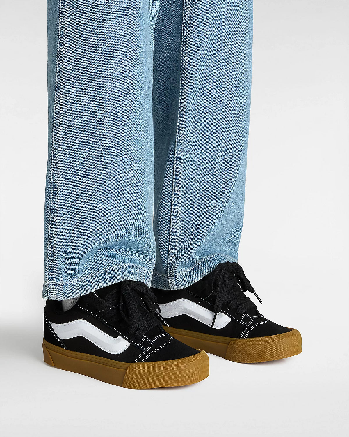 Vans Knu Skool Black/Gum shoes | RideHub