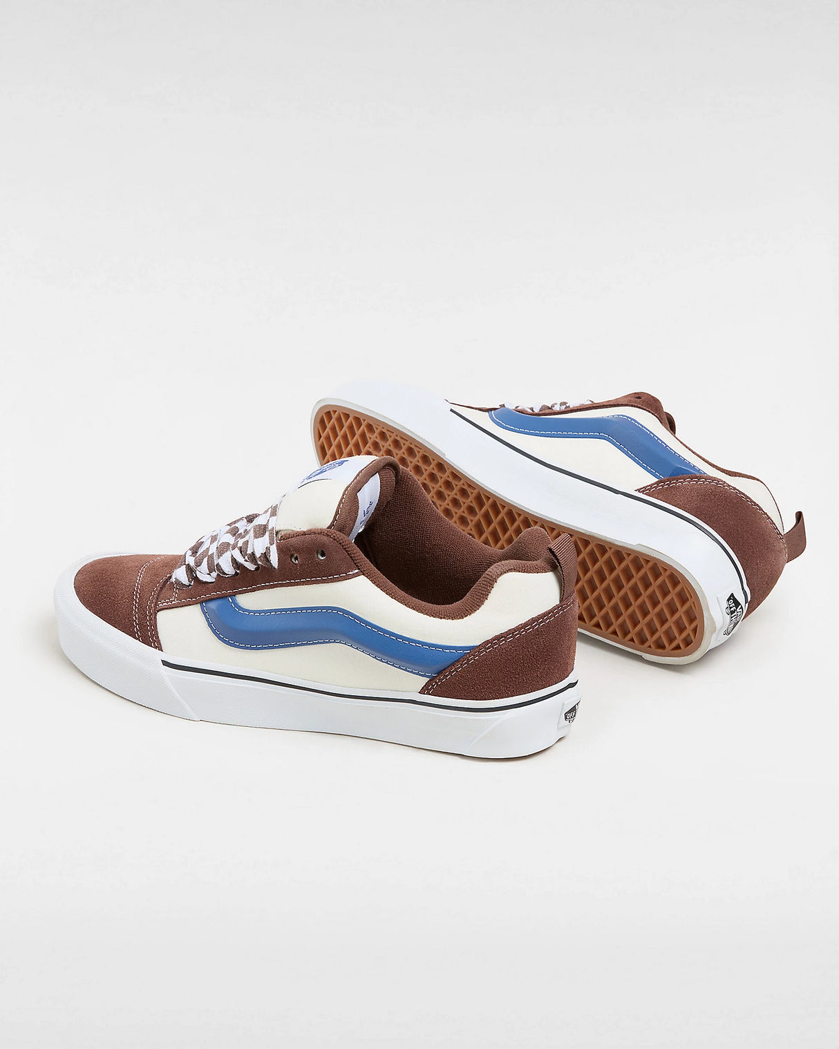 Vans Knu Skool Brown/Blue Shoes | RideHub