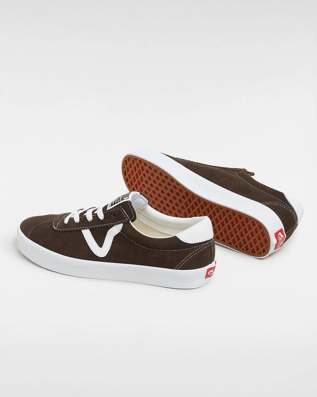 Vans Sport Low Dark Brown/White shoes | RideHub