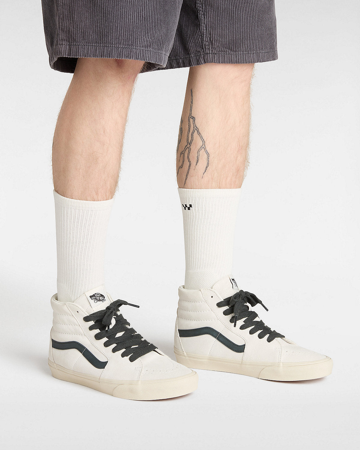 Vans Sk8-Hi Oversize Laces Shoes Black/White | RideHub