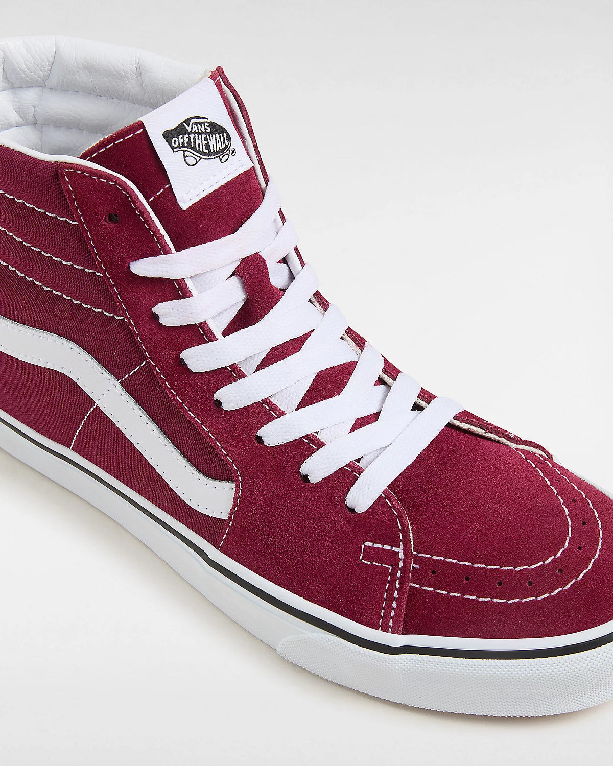 Vans Sk8-Hi Burgundy/White shoes | RideHub