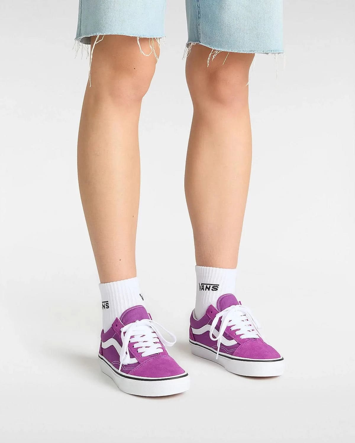 Vans Old Skool Shoes Purple/White | RideHub