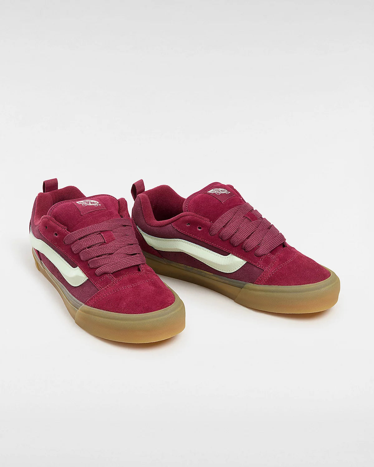 Vans Knu Skool Brown/Burgundy Shoes | RideHub
