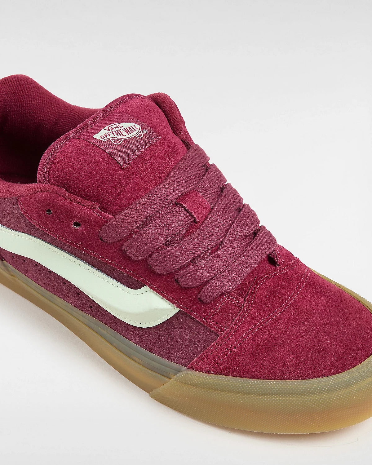 Vans Knu Skool Brown/Burgundy Shoes | RideHub