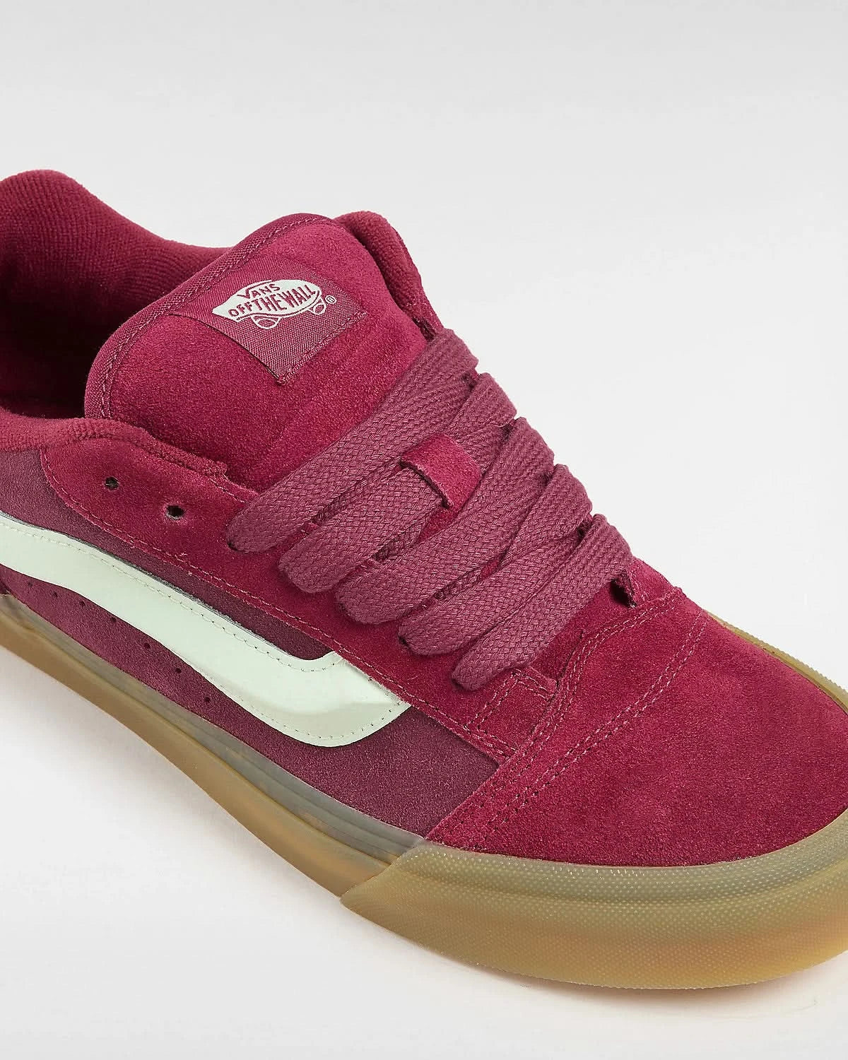 Vans Knu Skool Brown/Burgundy Shoes | RideHub