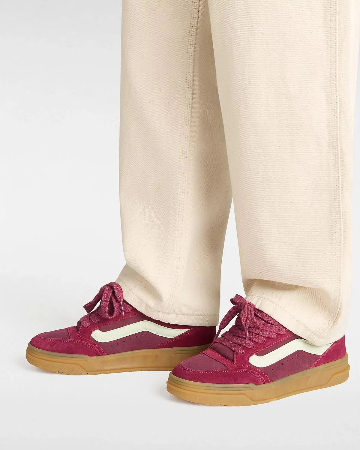 Vans Knu Skool Brown/Burgundy Shoes | RideHub