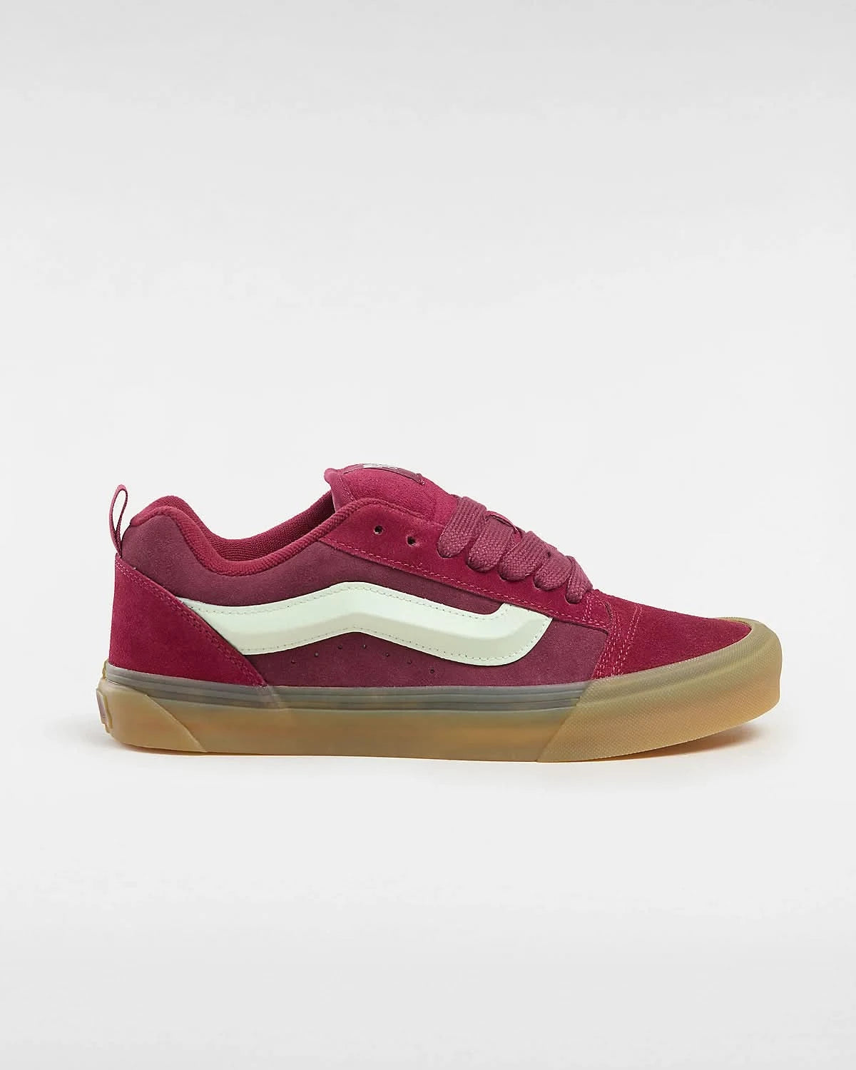 Vans Knu Skool Brown/Burgundy Shoes | RideHub