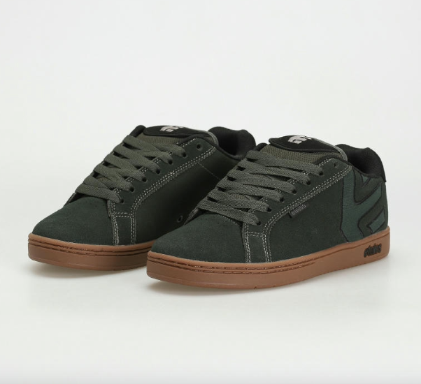 Etnies Fader Green/Gum Shoes – Classic Skate Style | Ride Hub
