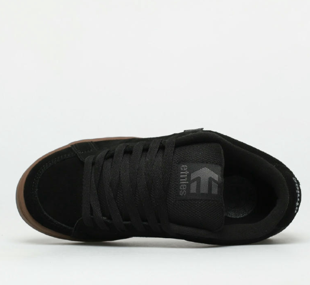 Etnies Kingpin Black/Dark Grey/Gum Shoes – Classic Skate Style | Ride Hub