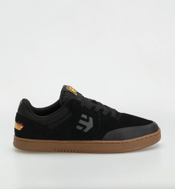Etnies Marana X Santa Cruz Black/Gum Shoes – Durability and Style for Every Occasion | Ride Hub