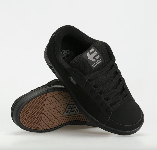 Etnies Kingpin Black/Black Shoes – Classic Skate Style and Reliability | Ride Hub