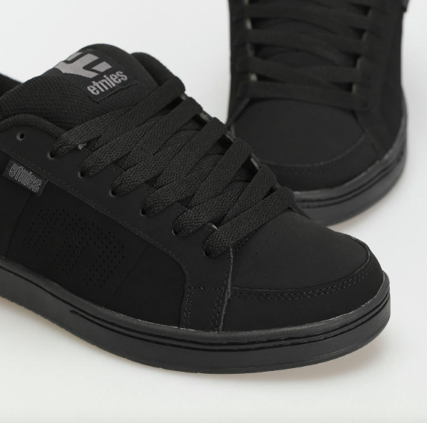 Etnies Kingpin Black/Black Shoes – Classic Skate Style and Reliability | Ride Hub