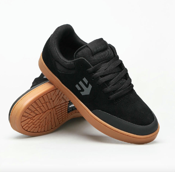Etnies Marana Black/Dark Grey/Gum Shoes – Durability and Comfort for Skateboarders | Ride Hub