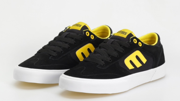 Etnies Windrow Vulc x Exposure Black/Yellow Shoes | RideHub