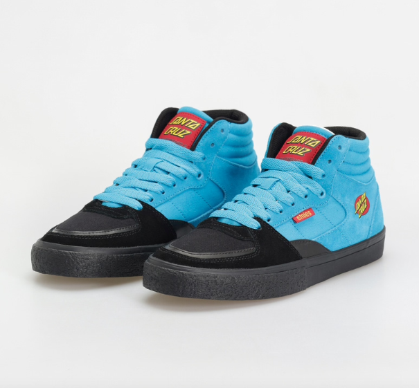 Etnies Screw Vulc Mid x Santa Cruz Black/Blue | Style and Durability