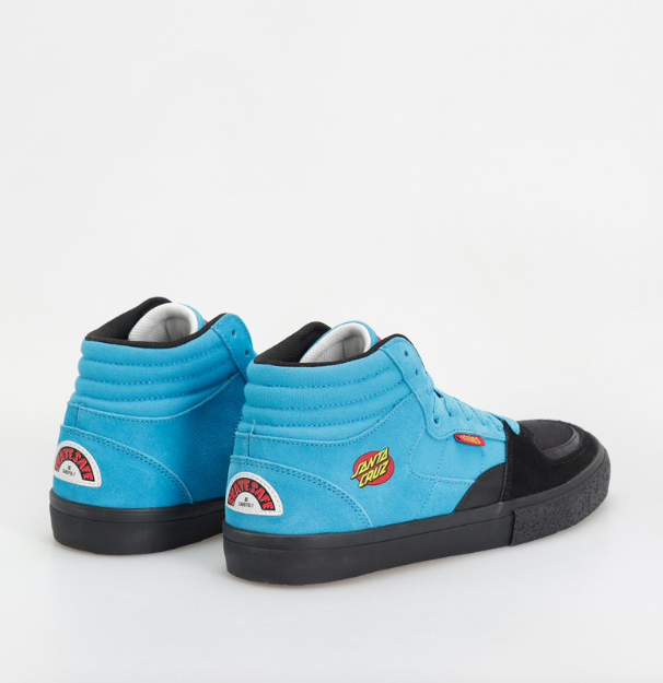 Etnies Screw Vulc Mid x Santa Cruz Black/Blue | Style and Durability