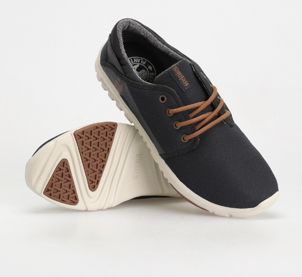 Etnies Scout Navy/Gold shoes | RideHub