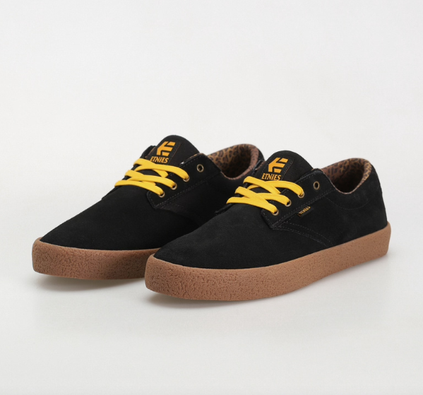 Etnies Jameson Vulc x Dystopia Black/Gum shoes | RideHub