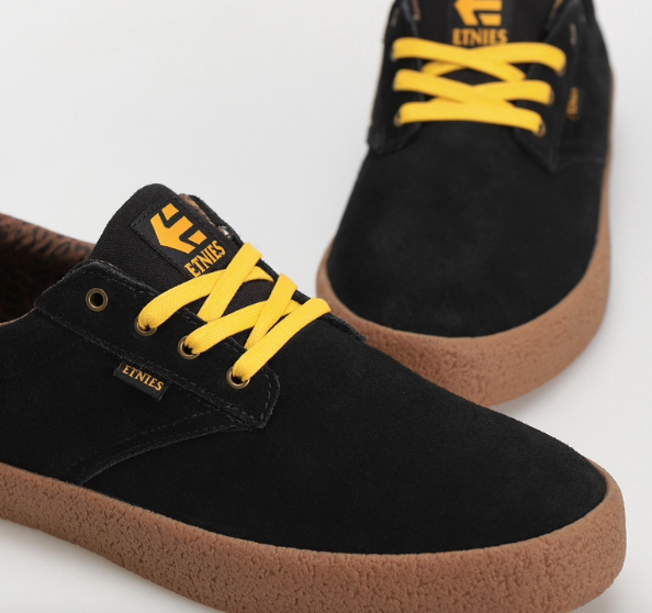 Etnies Jameson Vulc x Dystopia Black/Gum shoes | RideHub
