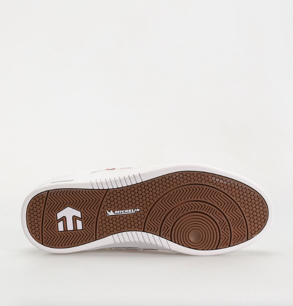 Etnies The Aurelien Michelin White/Navy/Red shoes | RideHub