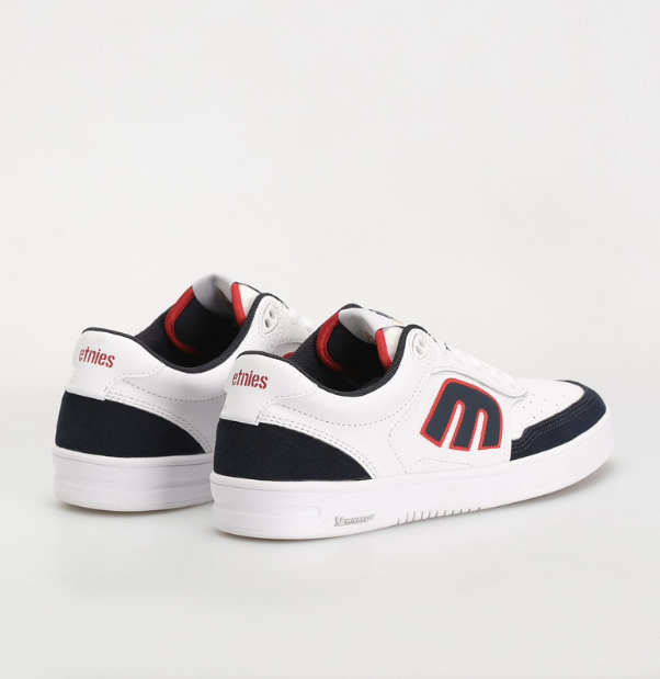 Etnies The Aurelien Michelin White/Navy/Red shoes | RideHub