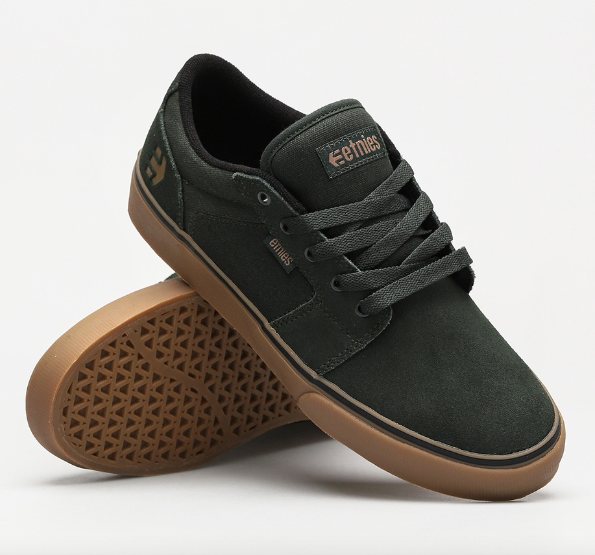 Etnies Barge LS Green/Gum shoes | RideHub