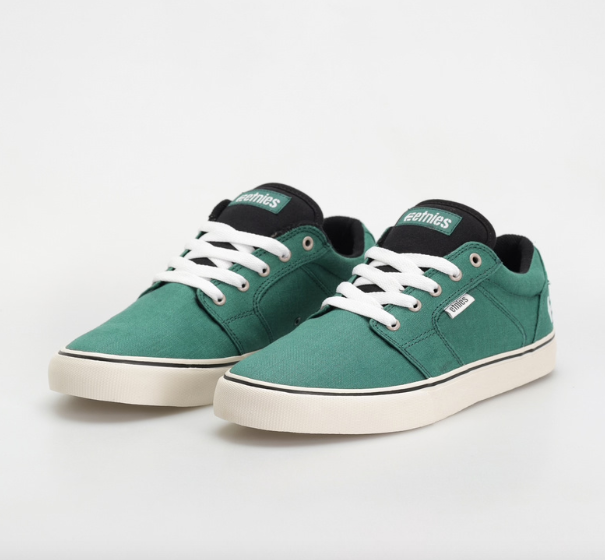 Etnies Barge LS Green/Black/White shoes | RideHub