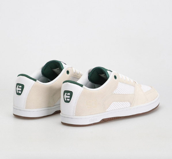 Etnies MC Rap Lo Shoes White/Green | RideHub