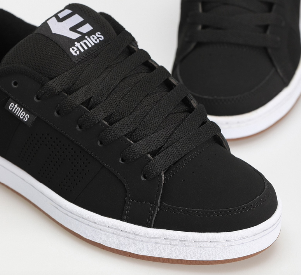 Etnies Kingpin Black/White/Gum shoes | RideHub