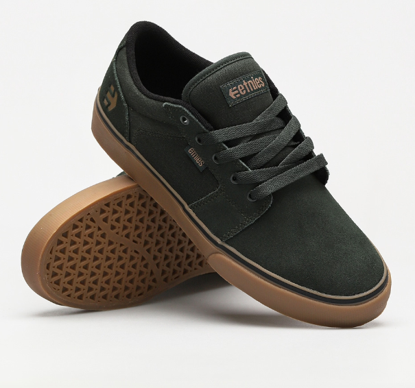 Etnies Barge LS Green/Gum shoes | RideHub