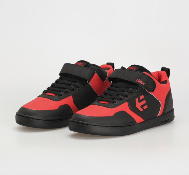 Etnies Culvert Mid Black/Red shoes | RideHub