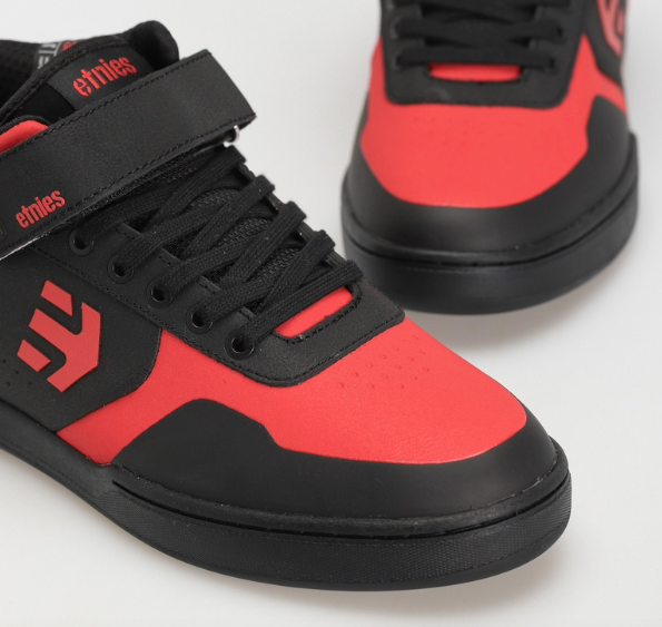 Etnies Culvert Mid Black/Red shoes | RideHub