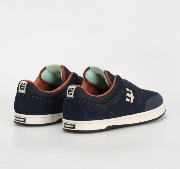 Etnies Marana Navy/Brown/White shoes | RideHub