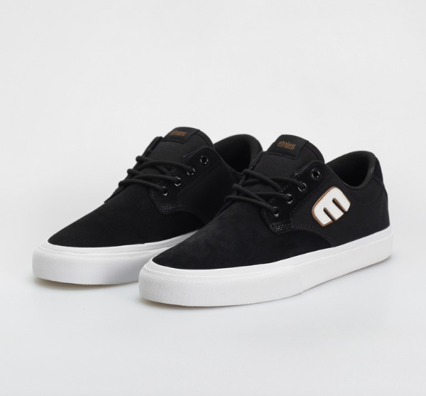 Etnies Barge Plus Black/White shoes | RideHub
