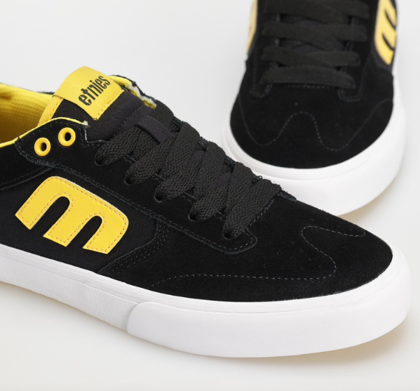 Etnies Windrow Vulc x Exposure Black/Yellow Shoes | RideHub