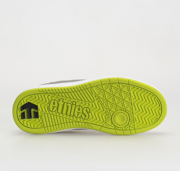 Etnies Kids Marana JR Grey/Lime/White shoes | RideHub