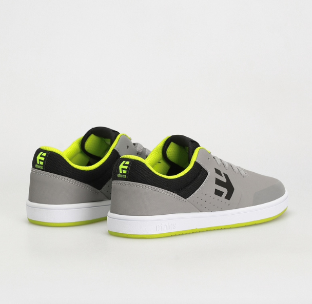 Etnies Kids Marana JR Grey/Lime/White shoes | RideHub