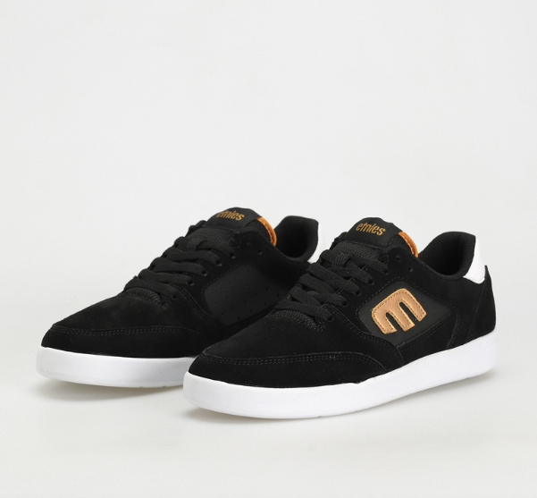 Etnies Veer Black/Gold/White shoes | RideHub