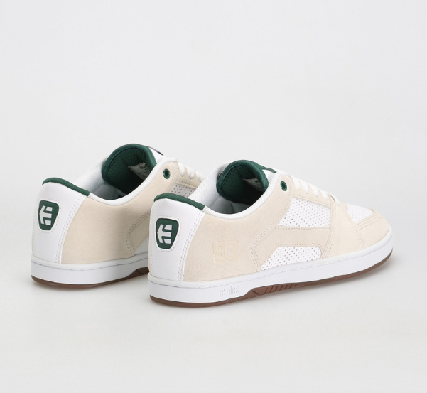 Etnies MC Rap Lo Shoes White/Green | RideHub